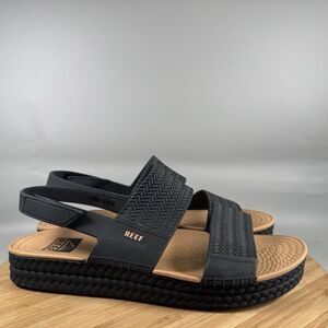 Reef Water Vista Slingback Sandal Womens 11 Black Comfort Walking Beach Coastal
